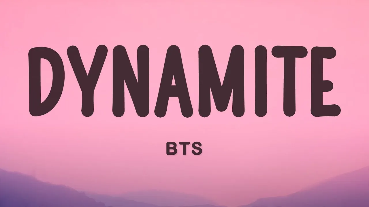 BTS  Dynamite (Lyrics) ft. Eclairs Mp3 Download